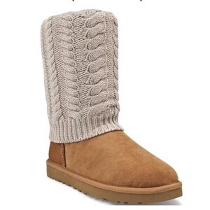 The UGG® Tularosa Route Boot with Detachable Merino wool cable knit cuff